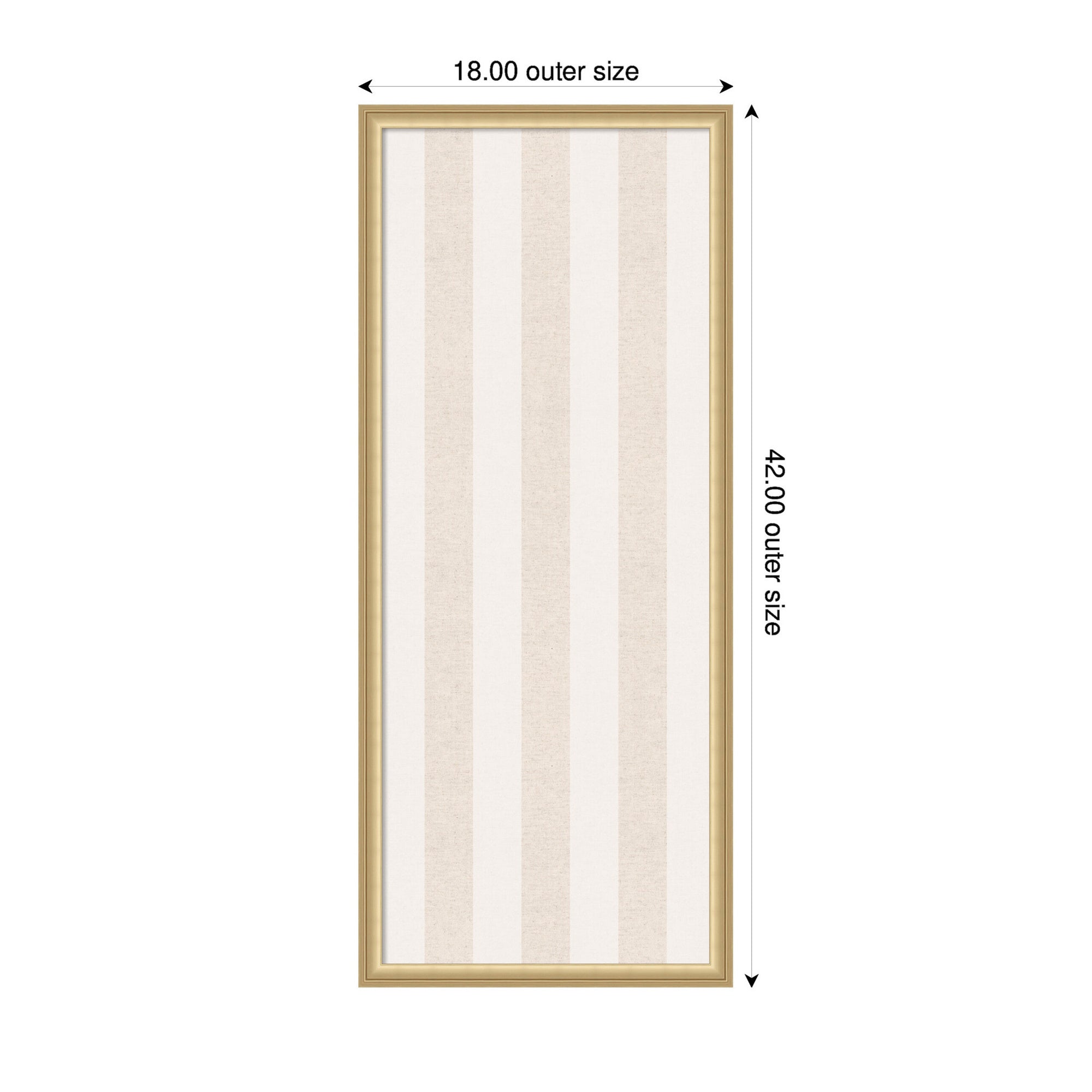 Pinboard Florence Gold 18x42 2