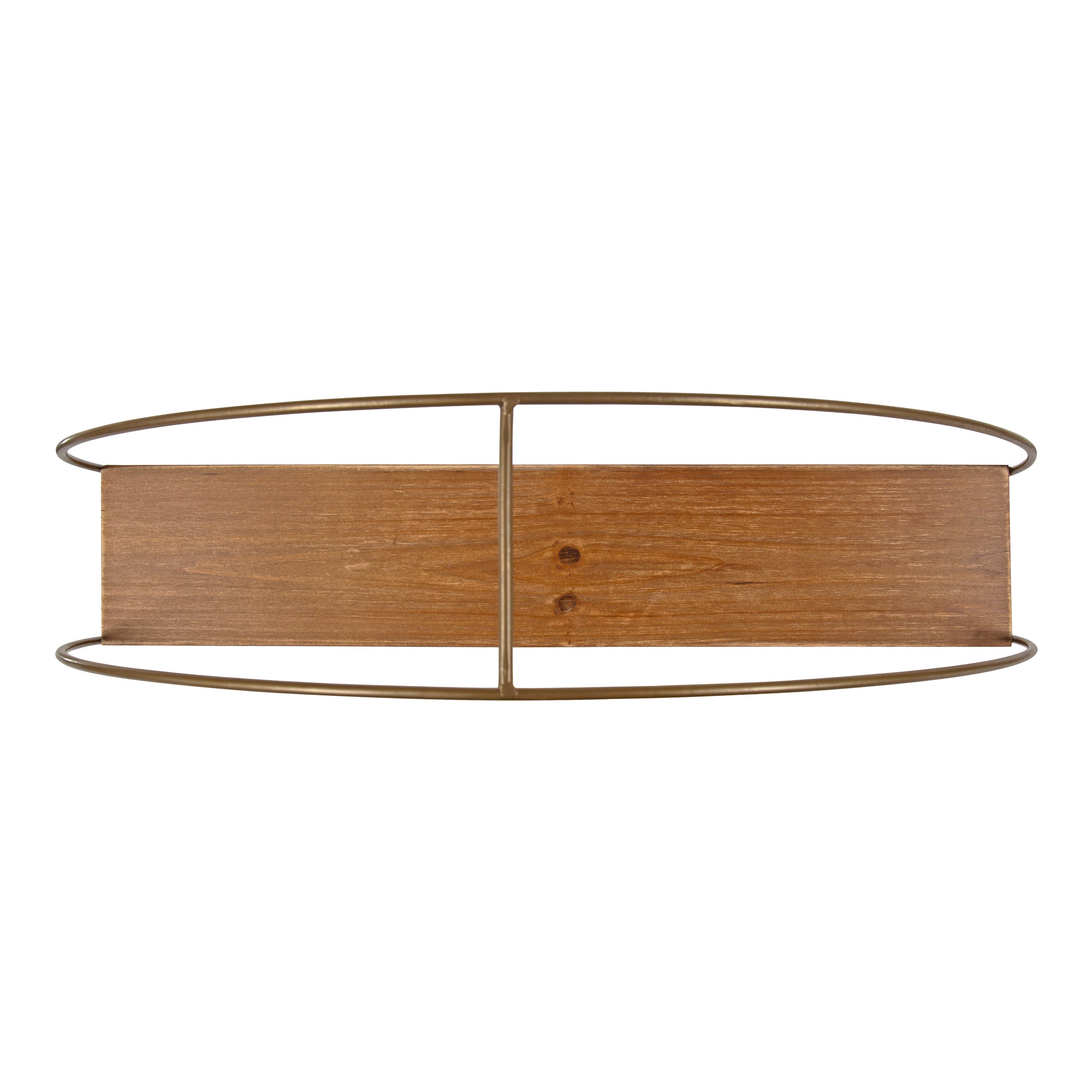 Accent Shelf 26x21 Brown Gold 6