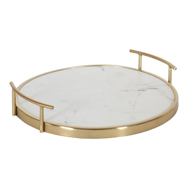 Serving Tray Gold 14" Diameter 1