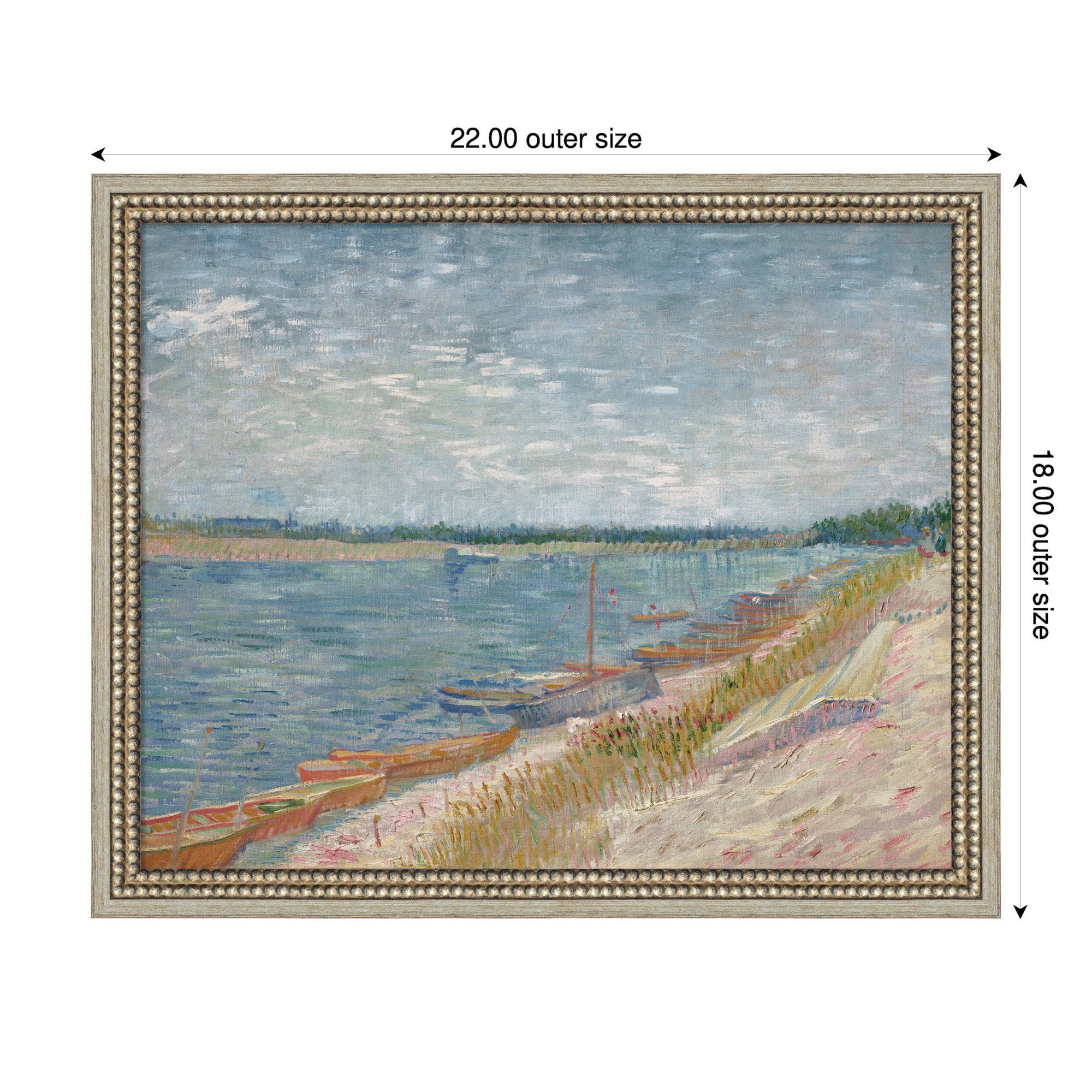 Framed Art 22x18 Castellan Silver 6