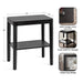 Side Table Black 22x14x26 2