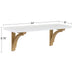 Floating Shelf 24" White Gold 5