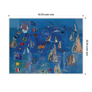 Framed Canvas 42x32 Sylvie White 2