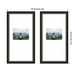 Wall Frame Belmont Black 11x20 matted to 5x7 2