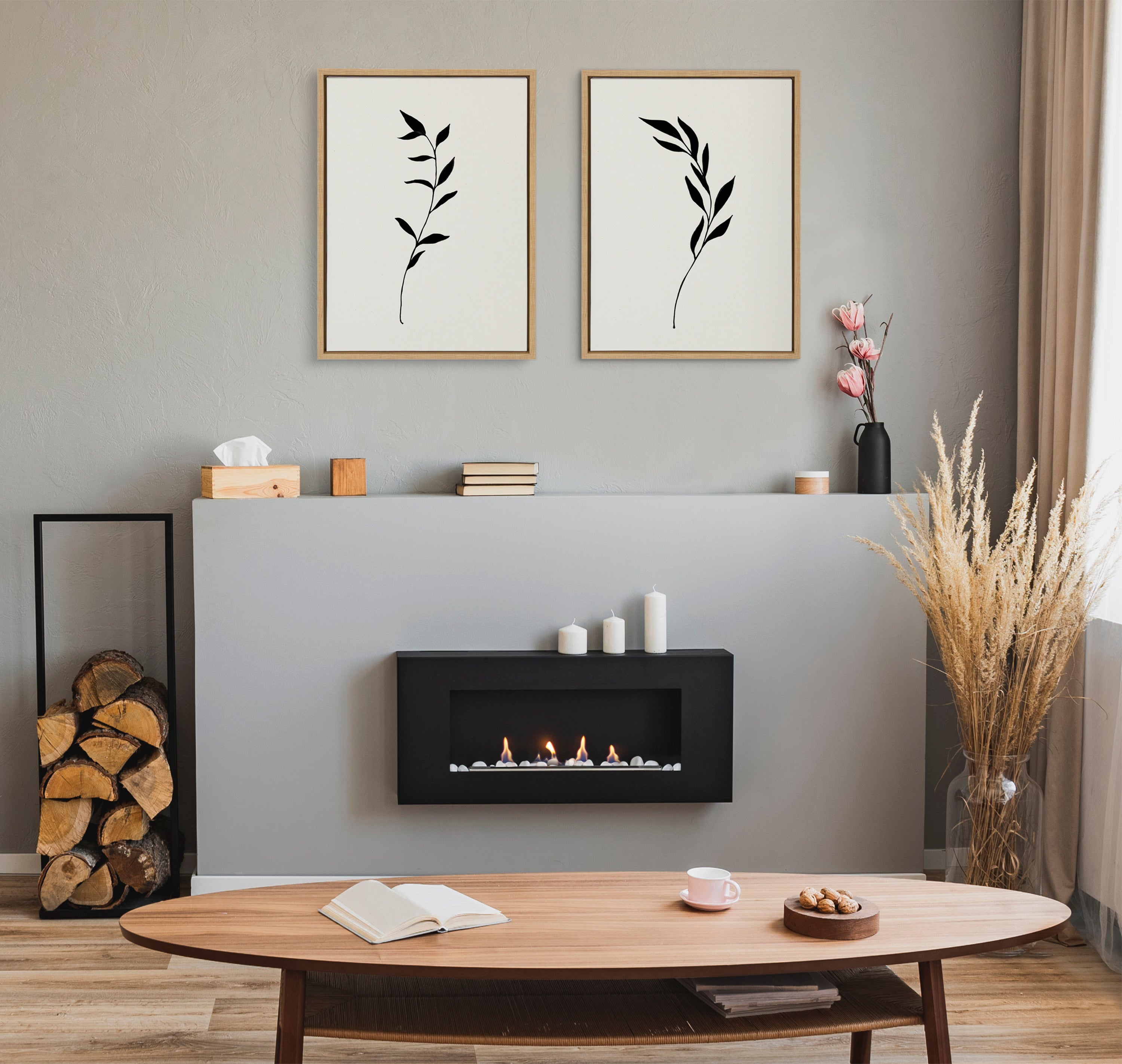 Art Set Sylvie Natural 2 Piece Set 18x24 5
