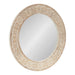 Round Mirror White 26" Diameter 5