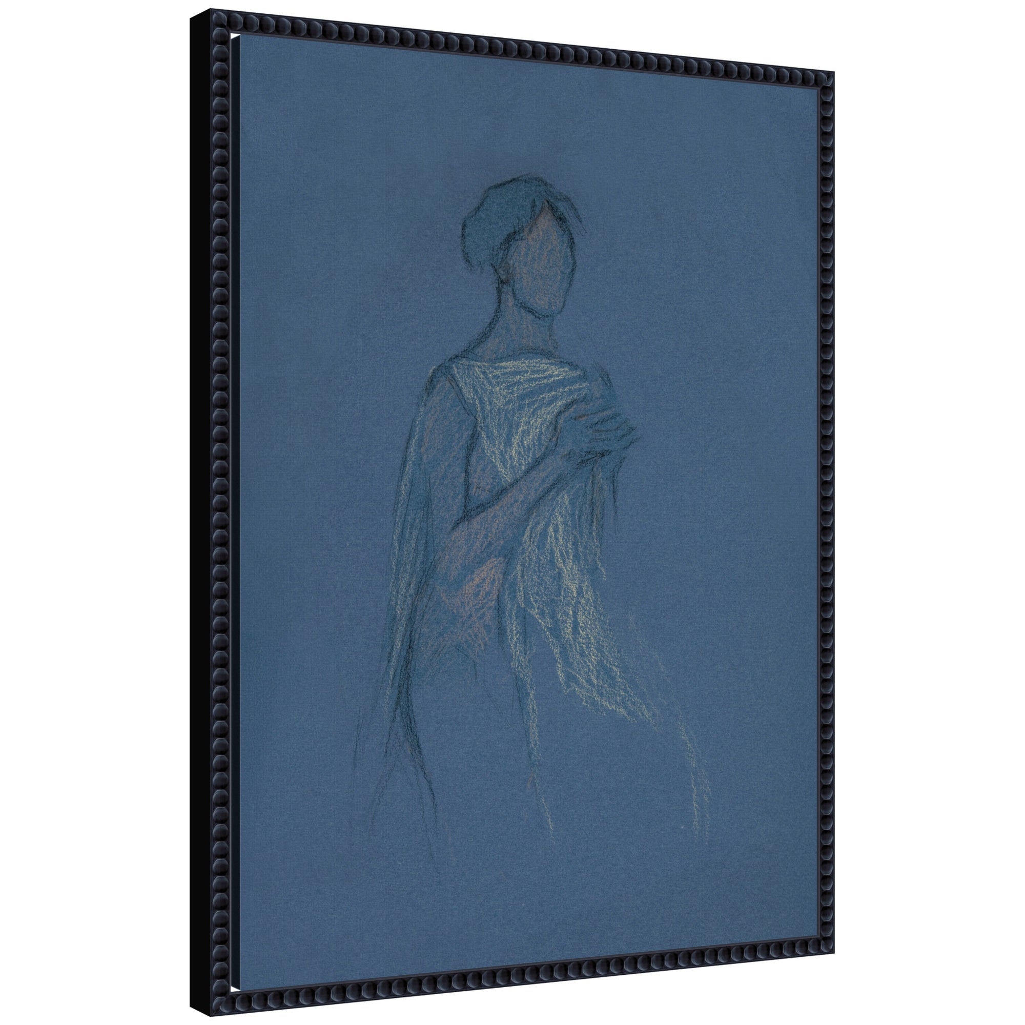 Framed Canvas 18x24 Sylvie Beaded Black 1