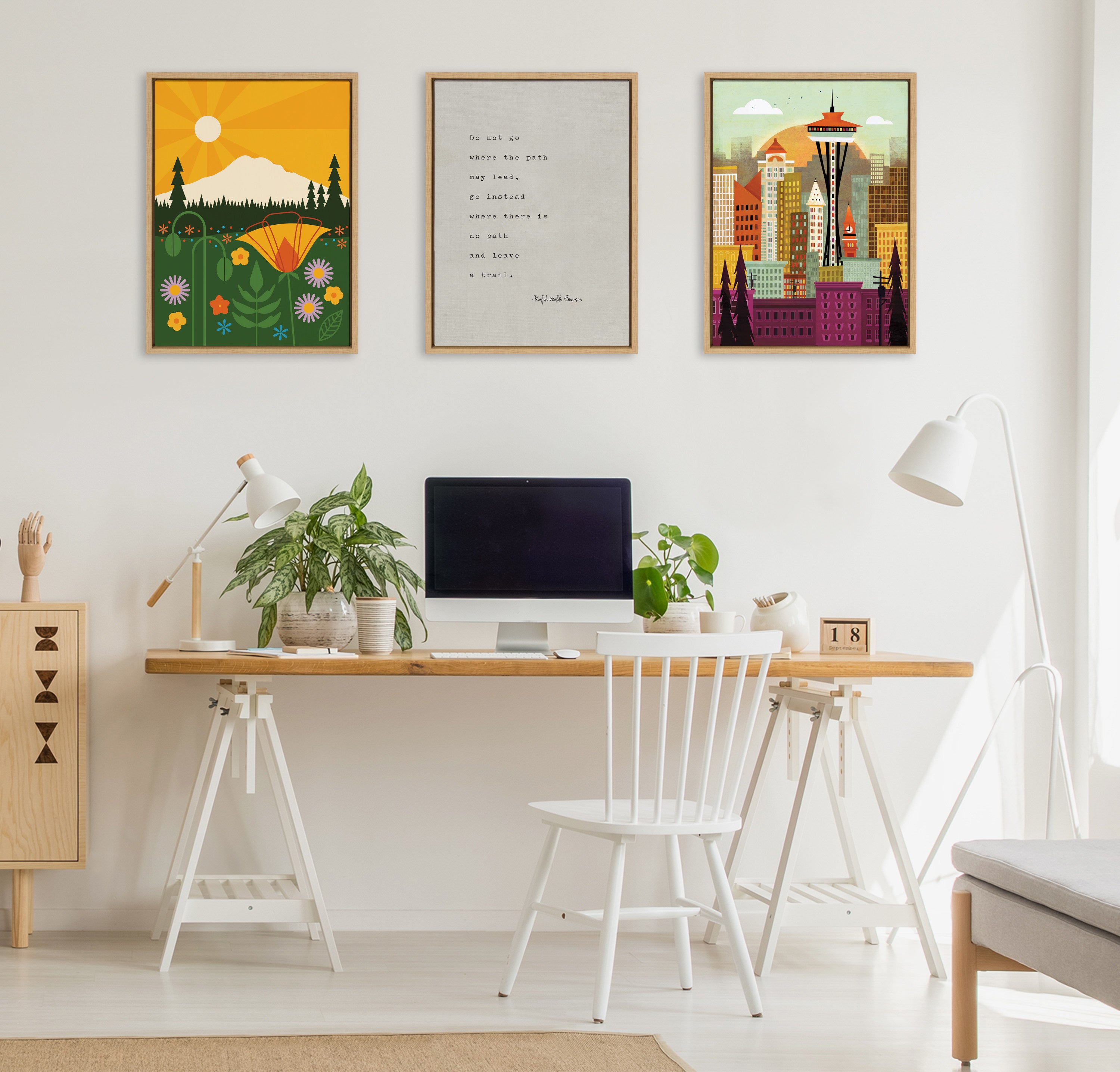 Framed Canvas 18x24 Sylvie Natural 6