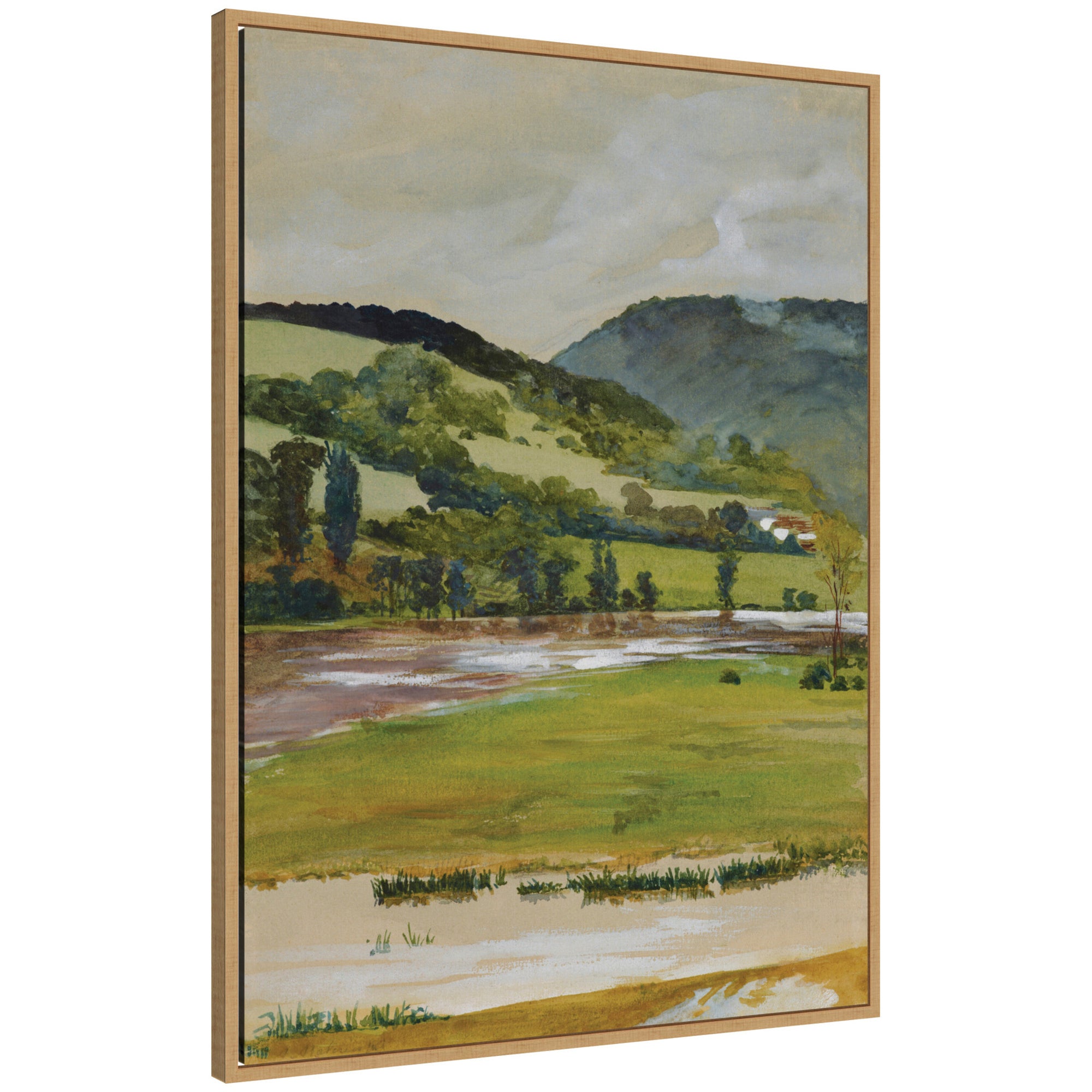 Framed Canvas 28x38 Sylvie Natural 1