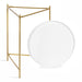 Nesting Table White Gold 2 Piece 4