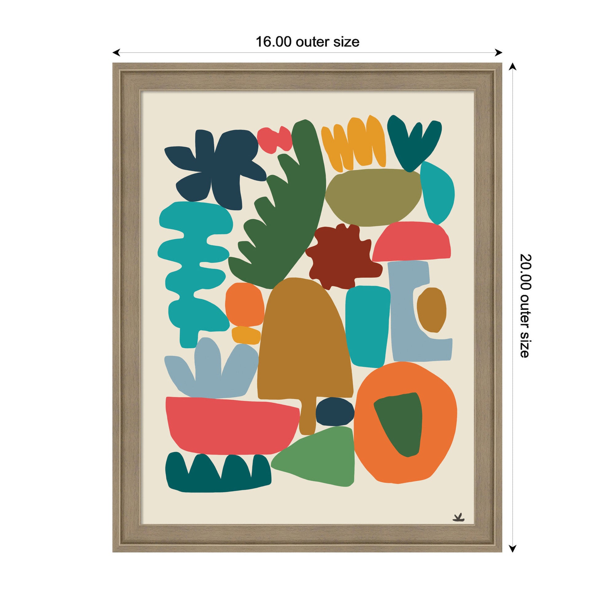 Garden Songs Pt 2 by Kelly Knaga Framed Mounted Canvas Wall Art Print