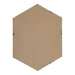 Hexagon Mirror White 22x31 4