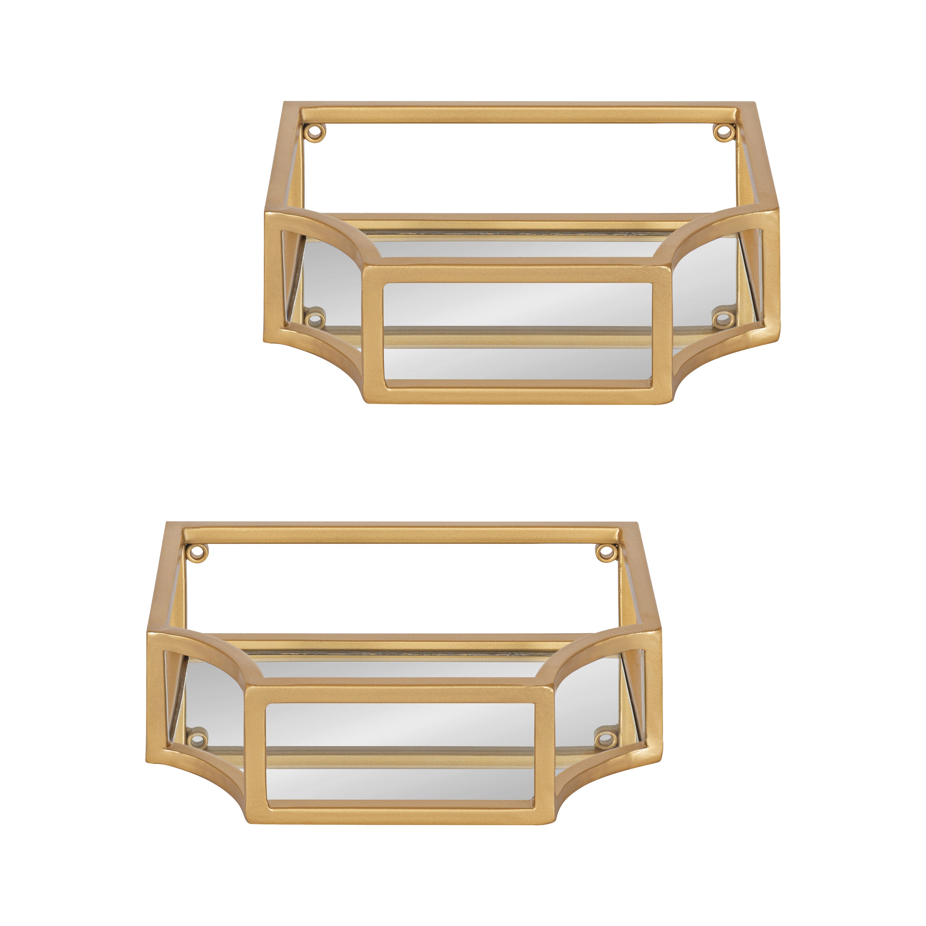 Floating Shelf Gold 2 Piece 3