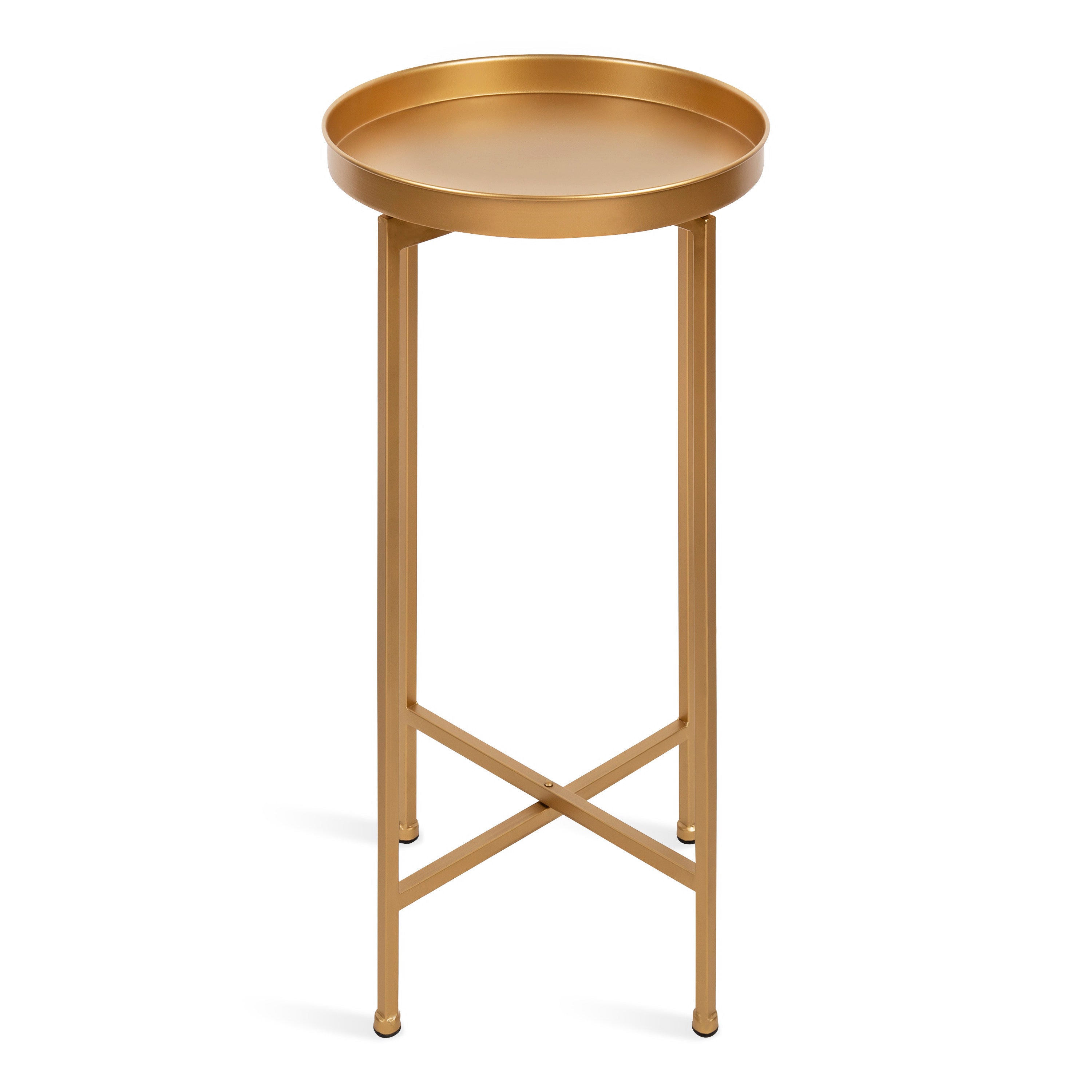Tea Table Gold 14x14x26 3
