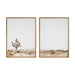 Framed Canvas Sylvie Natural 2 Piece Set 28x38 1