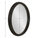 Round Mirror Black 24" Diameter 5