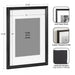 Wall Frame Black 11x14 matted to 8x10 2