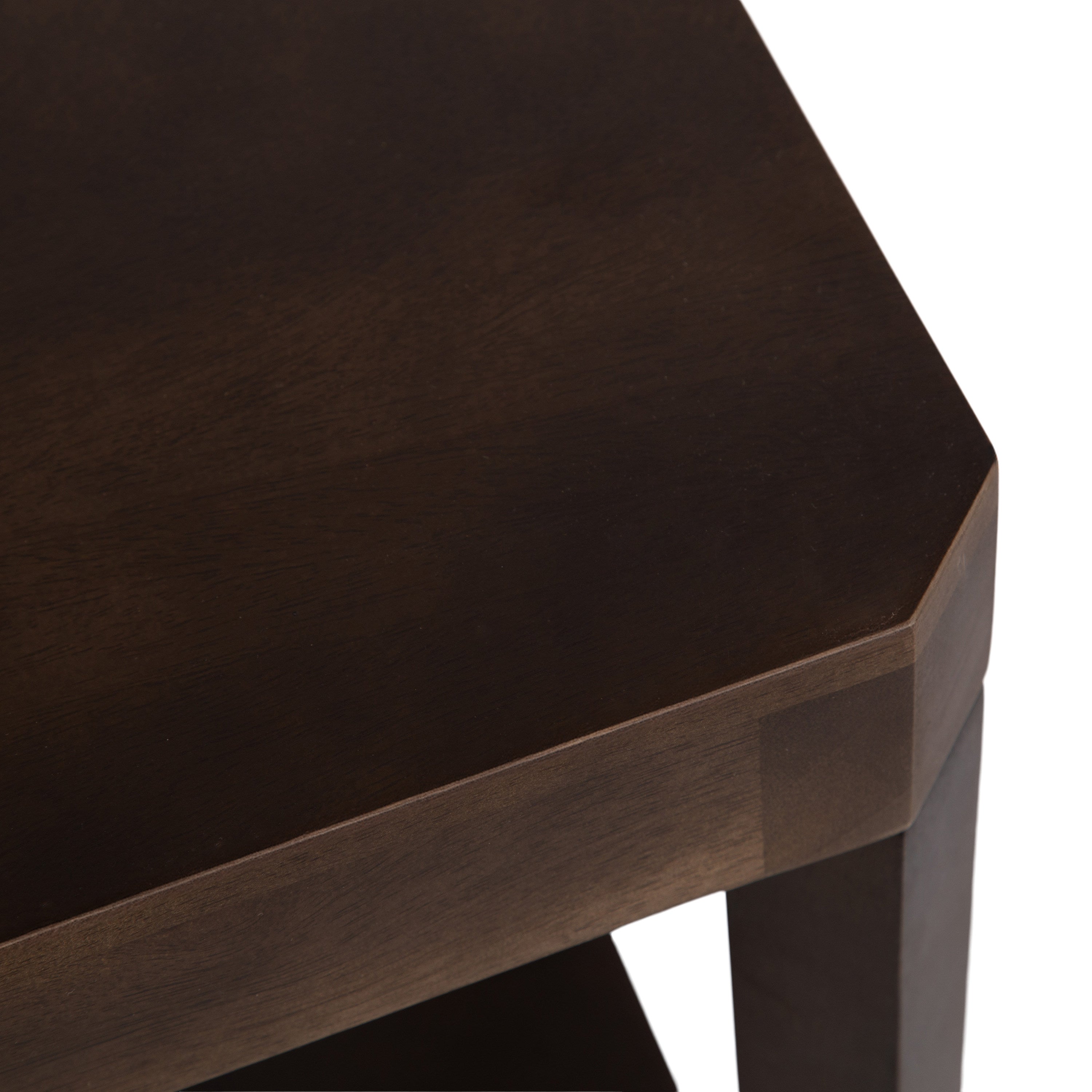 Side Table Dark Brown 22x14x26 3