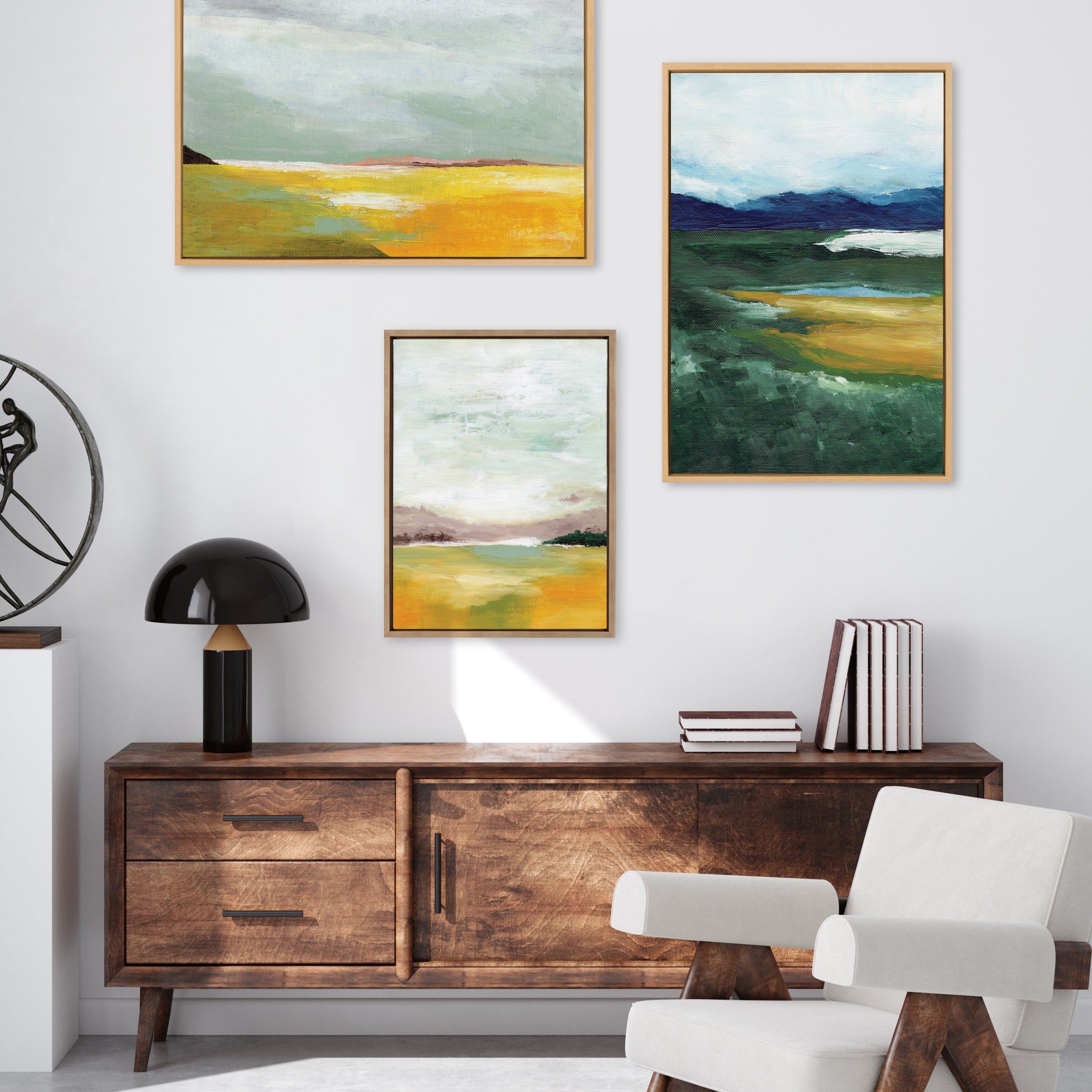 Framed Canvas 23x33 Sylvie Natural 6