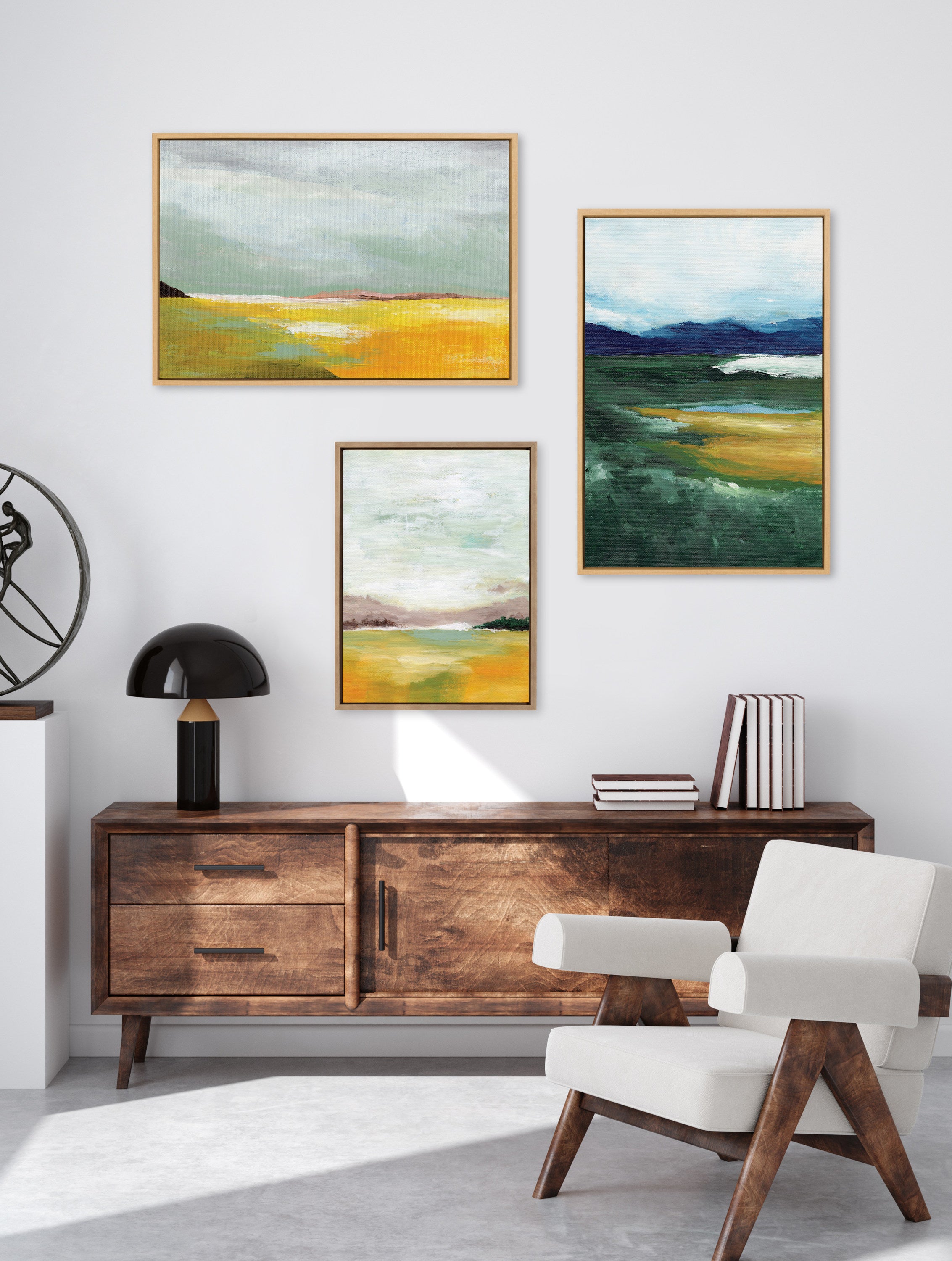 Framed Canvas 23x33 Sylvie Natural 6