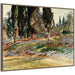 Framed Canvas 42 x 32 Sylvie Walnut 1