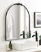 Arch Mirror Black 32x30 6