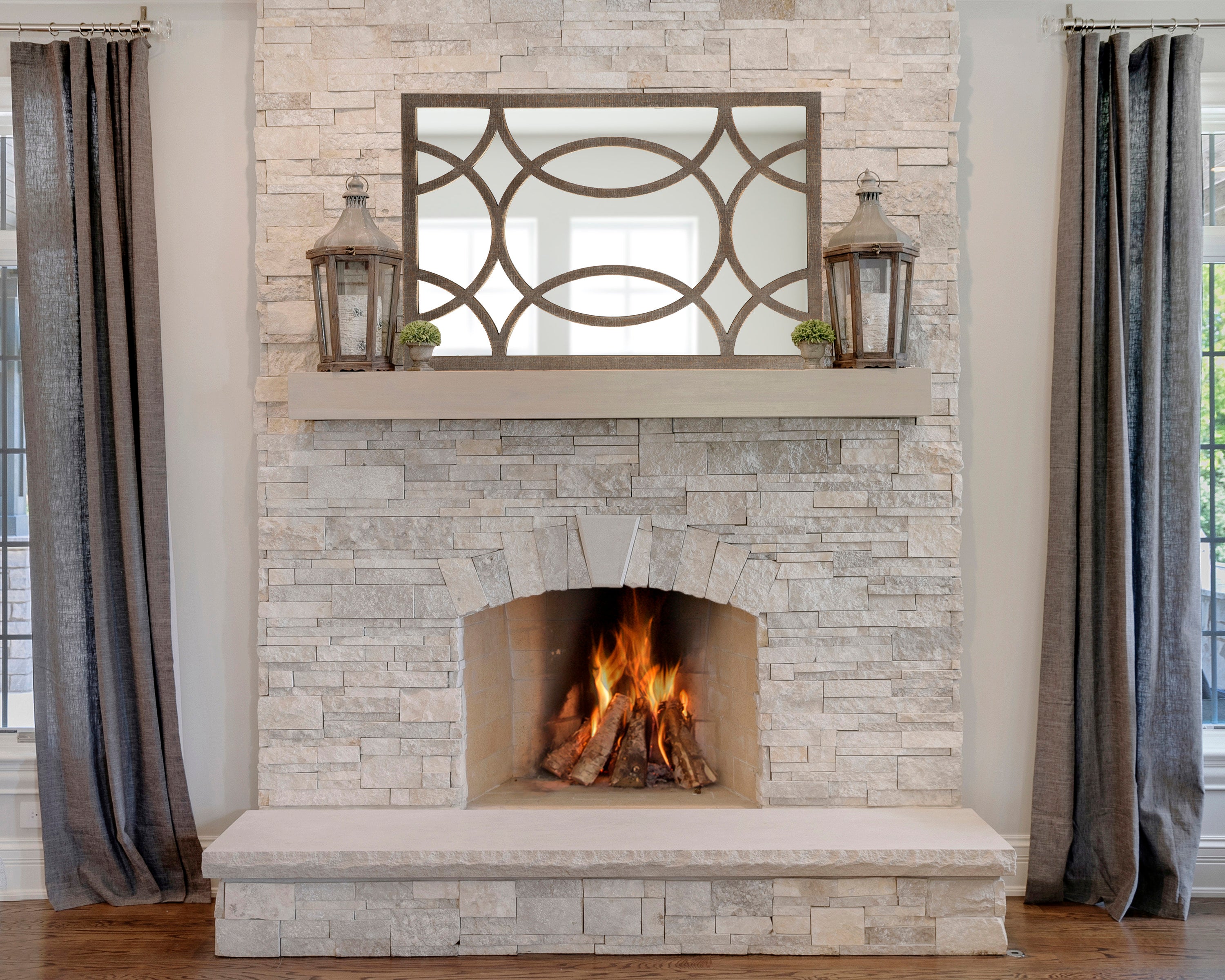 Tolland Wood Panel Wall Mirror