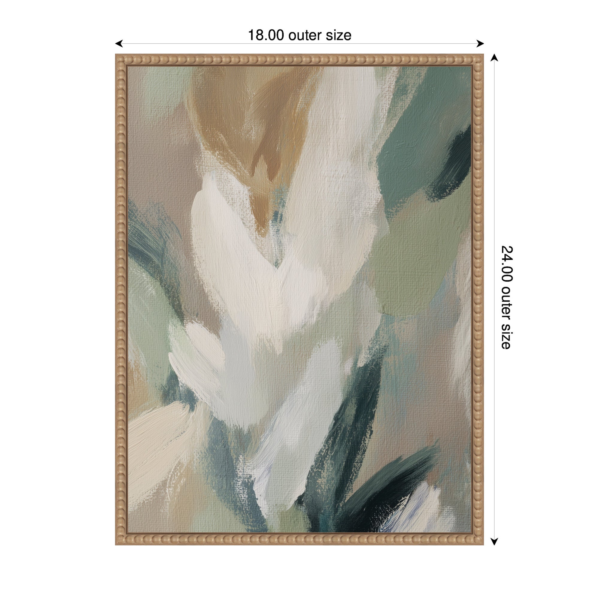 Plant Form No. 1 by Amy Lighthall Framed Canvas Wall Art Print