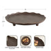 Serving Tray 16" Diameter Bronze 2