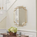 Scallop Mirror 18x24 Gold 6