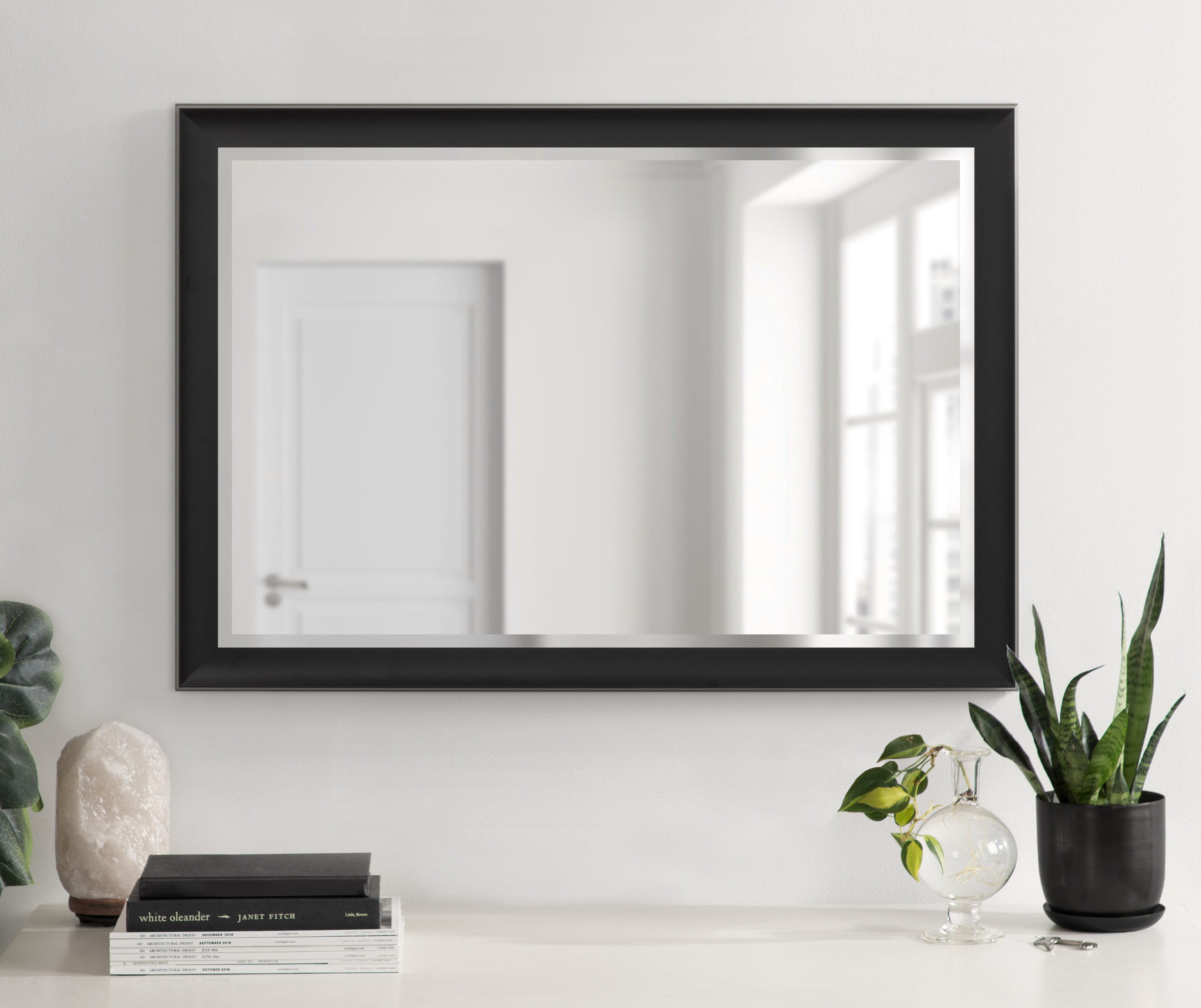 Rectangle Mirror Black 28x40 7