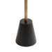Side Table Gold Black 14x14x24 4