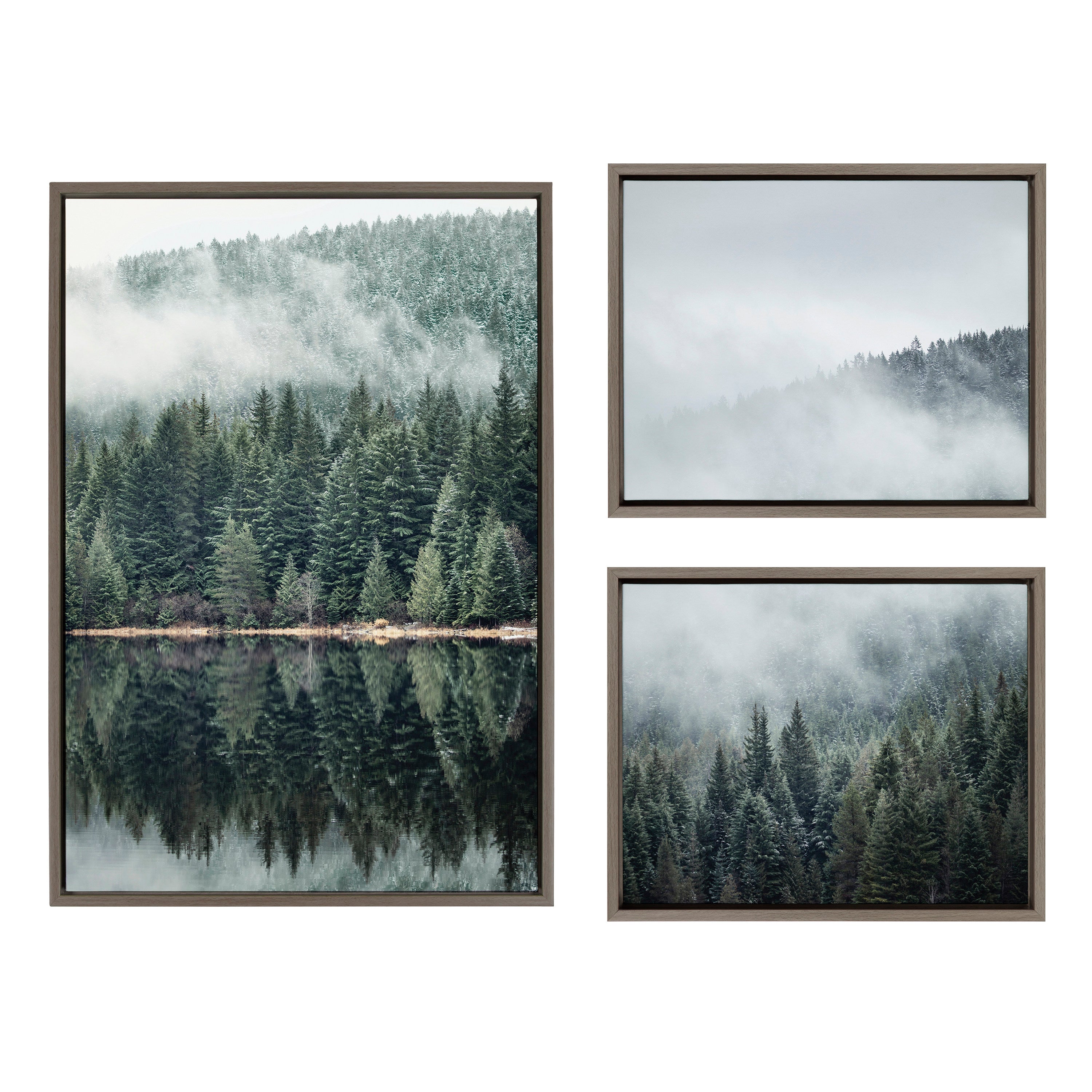 Art Set 3 Piece Set Sylvie Graywash 1