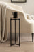Drink Table Brown Black 9x9x23 6