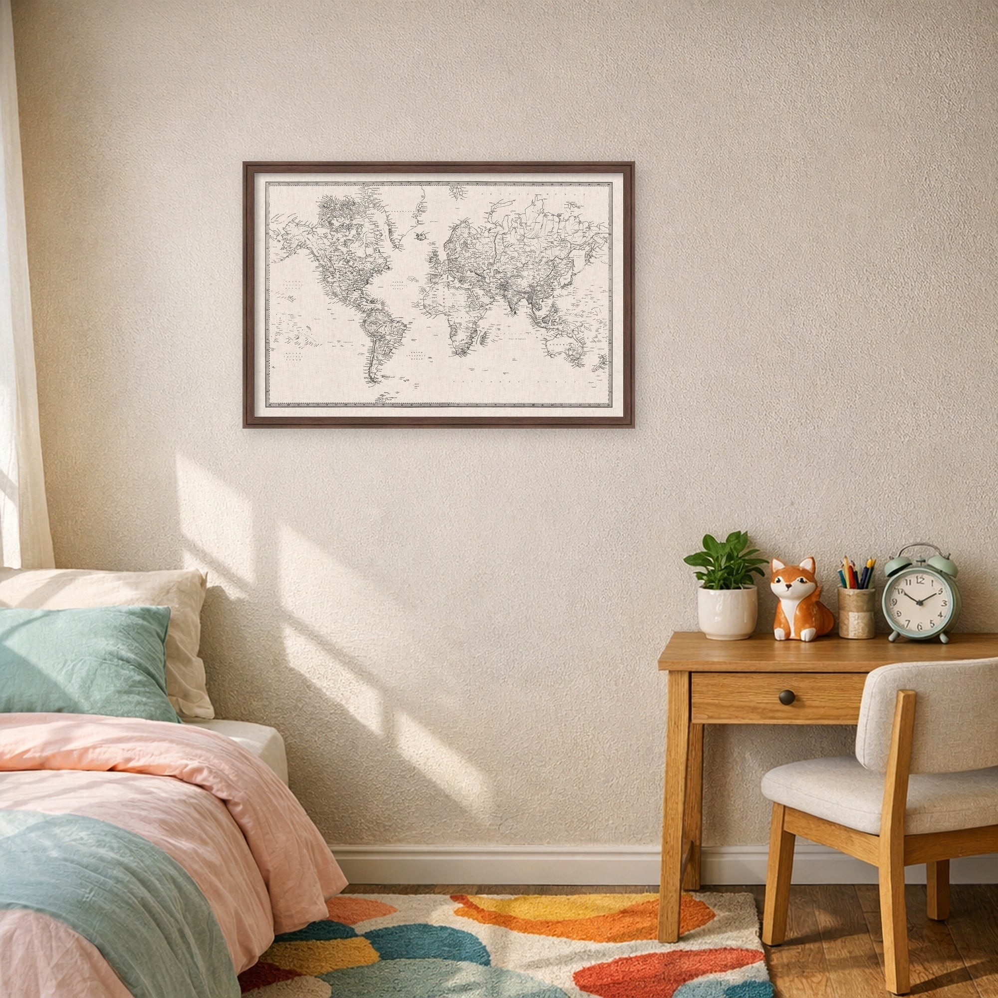 Magnetic Canvas 38x26 Florence Medium Brown 7