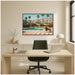 Framed Canvas Sylvie Walnut 33x23 6