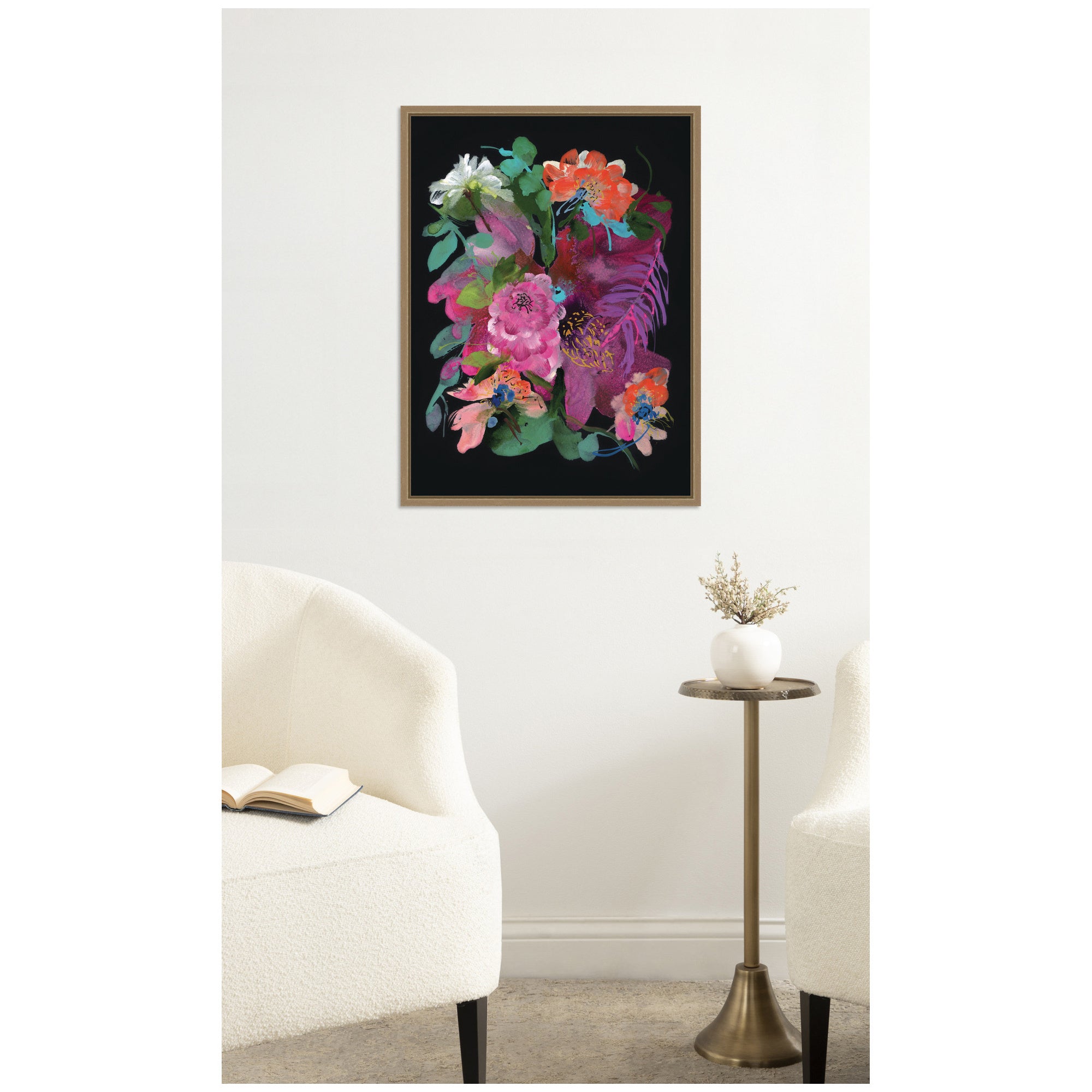 Framed Canvas 18x24 Sylvie Dark Gold 7