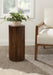 Drink Table Walnut Brown 10x10x22 6