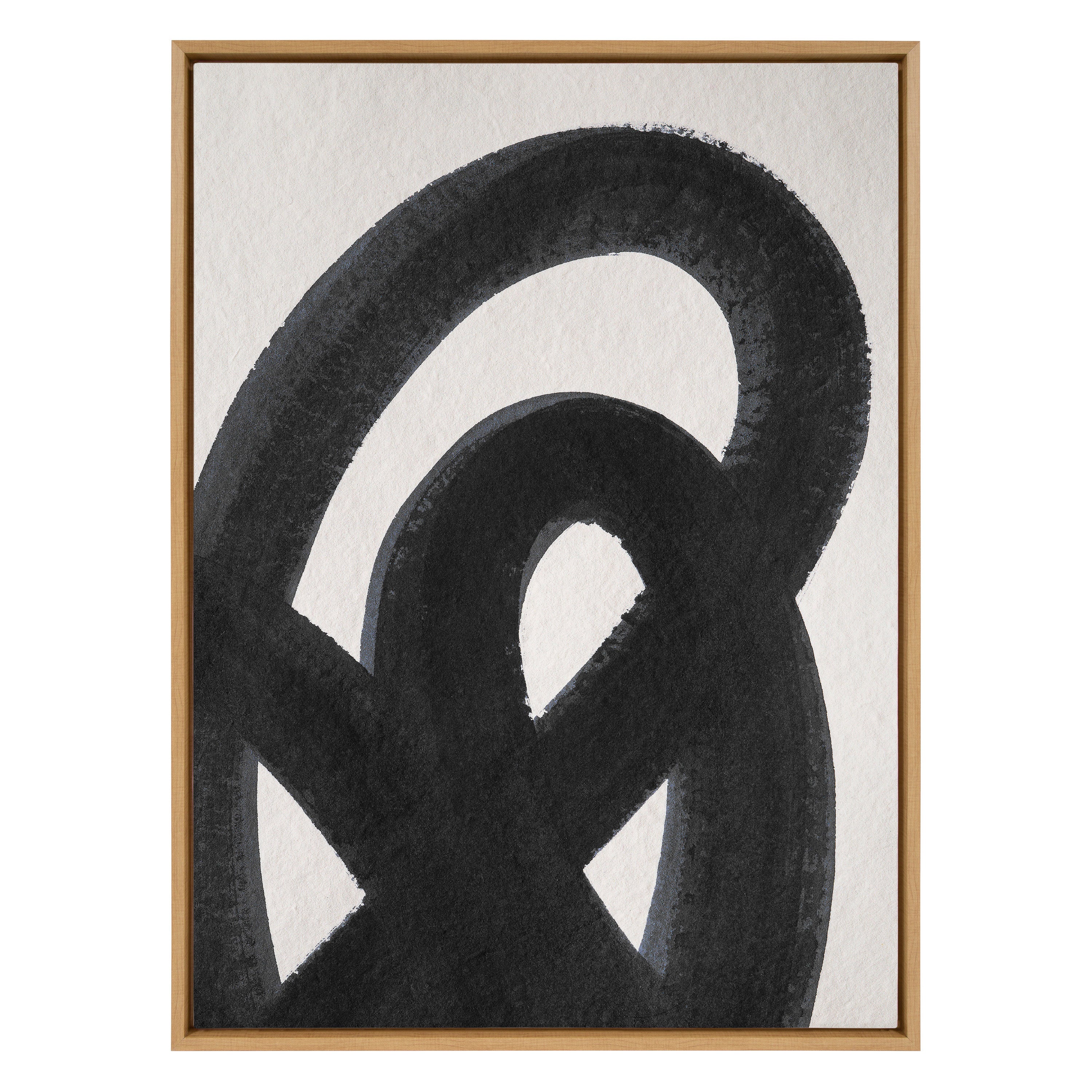 Framed Canvas Sylvie Natural 32x42 2