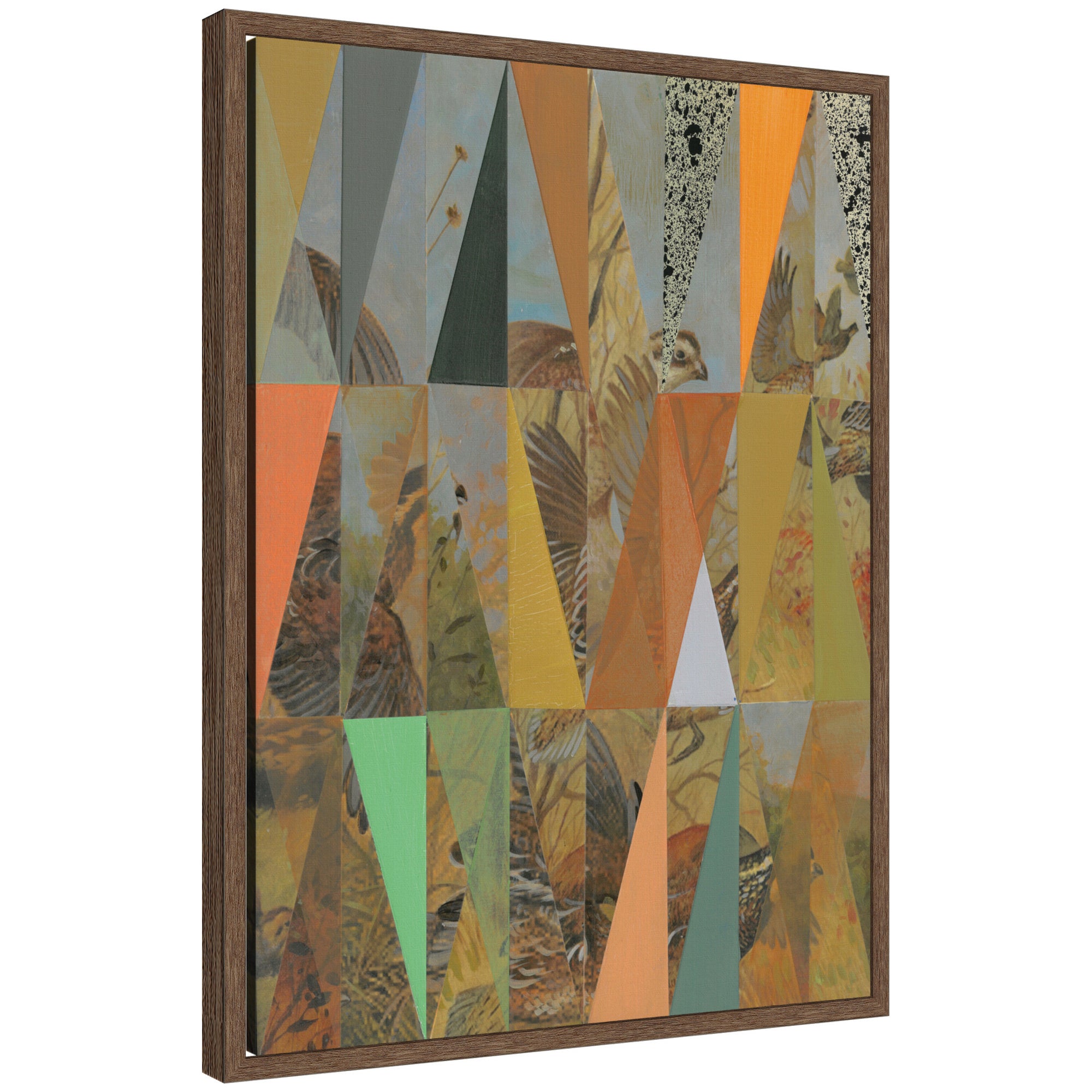 Framed Canvas 18x24 Sylvie Walnut 1