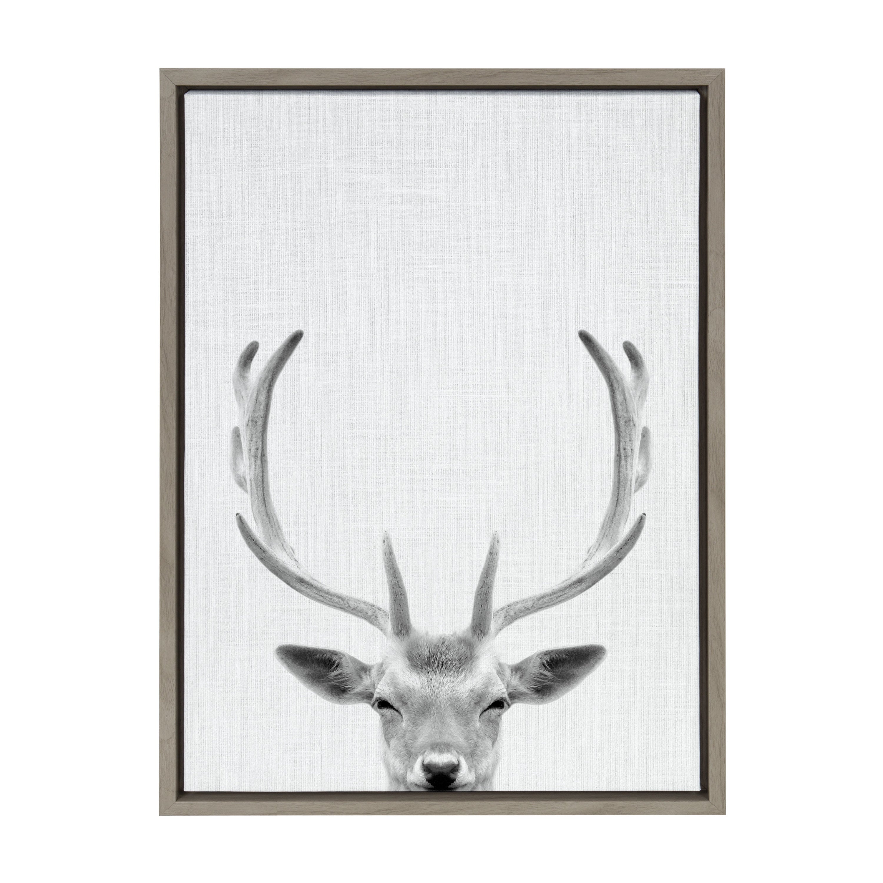Framed Canvas Sylvie Graywash 18x24 1