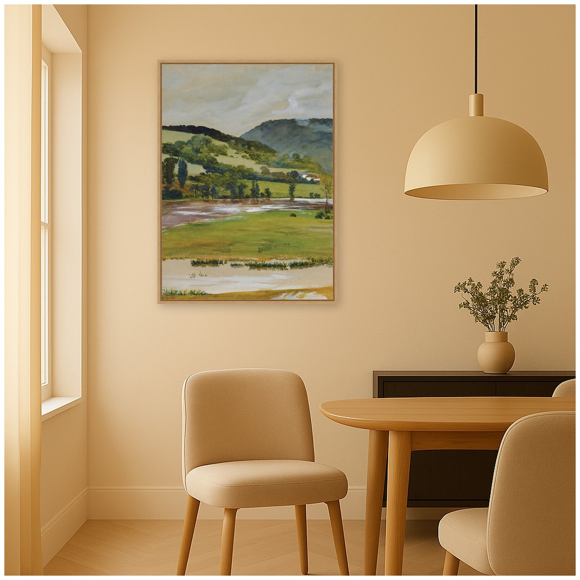 Framed Canvas 28x38 Sylvie Natural 7