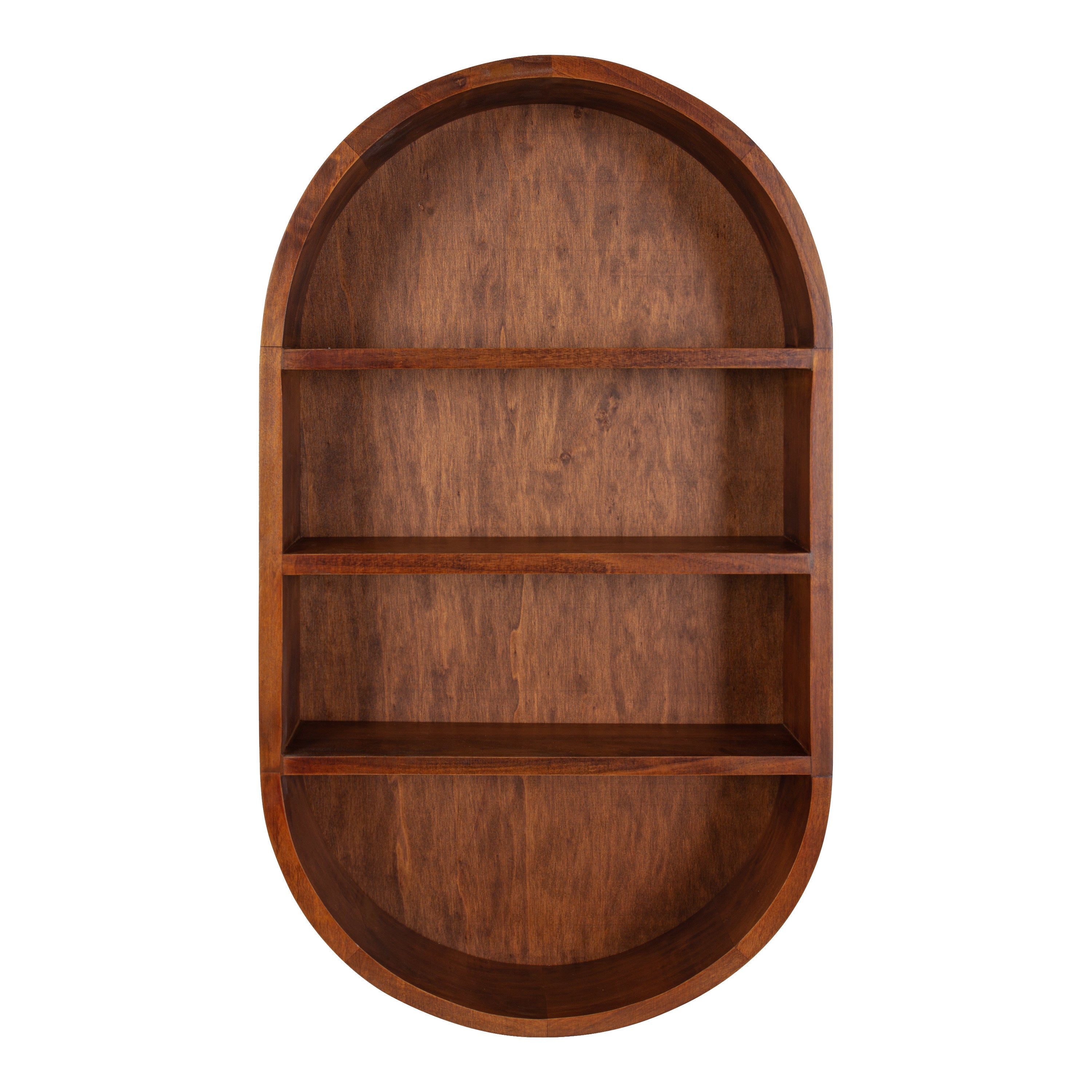 Accent Shelf Walnut Brown 16x28 3