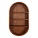 Accent Shelf Walnut Brown 16x28 3