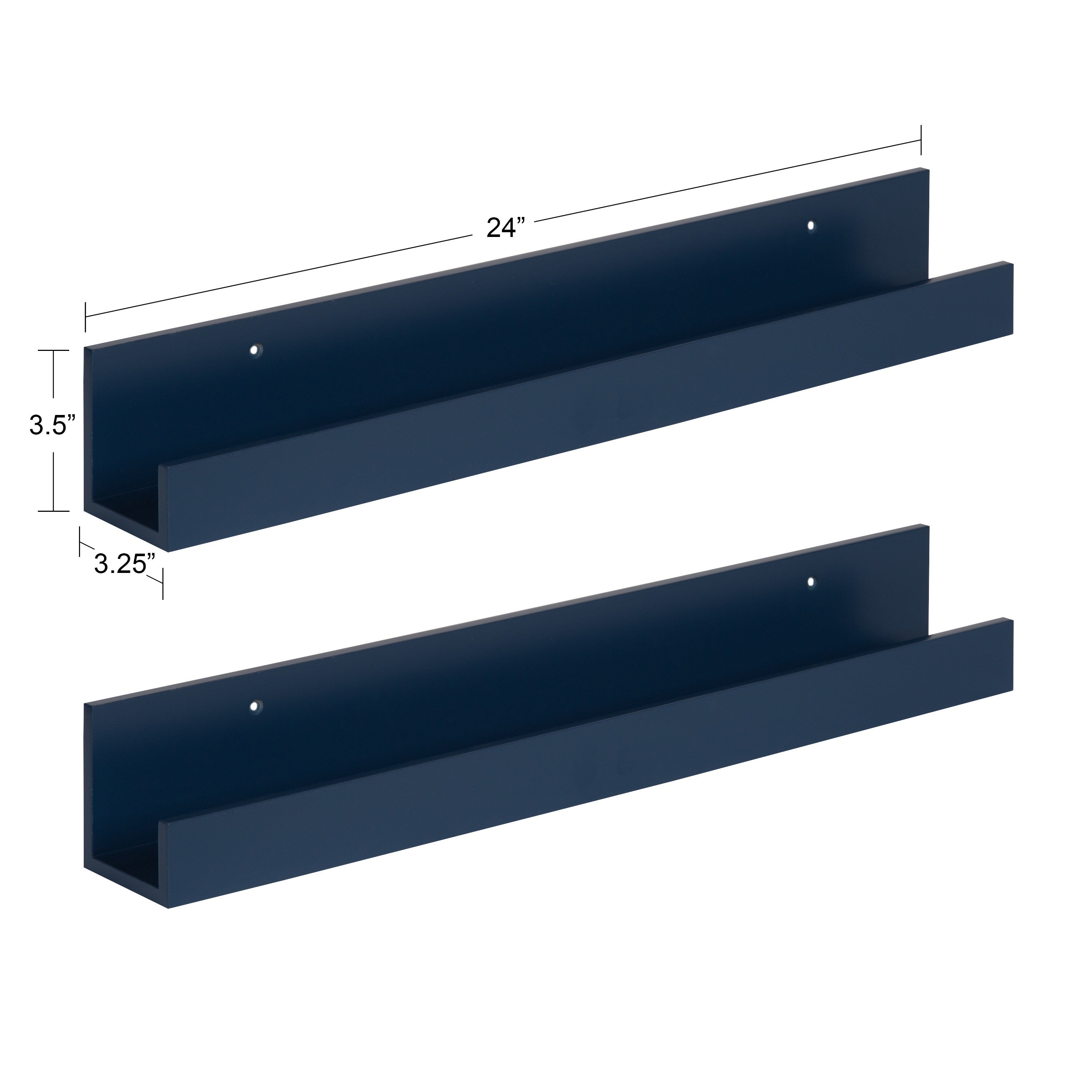Levie Wood Picture Ledge Wall Shelf