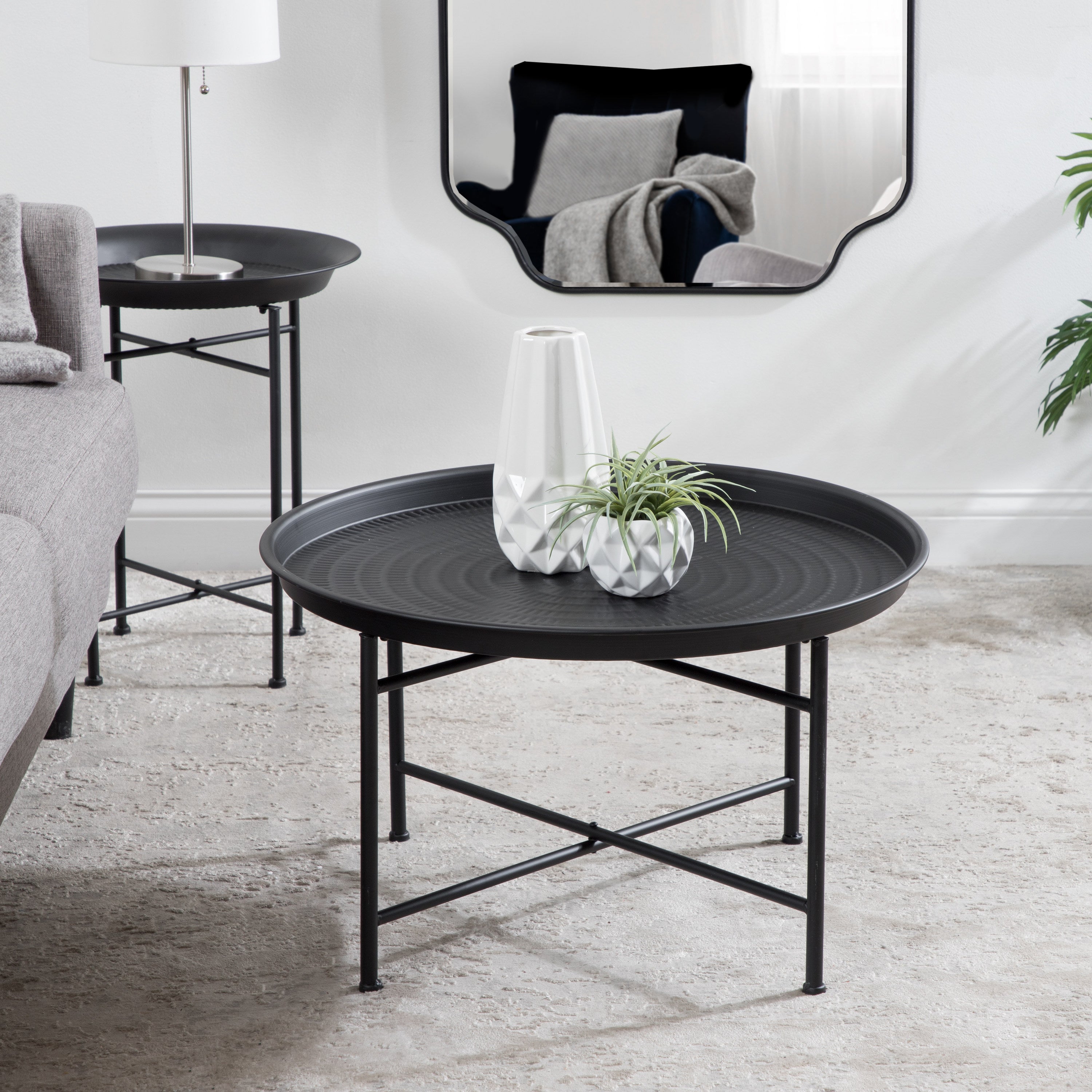 Mahdavi Round Metal Coffee Table
