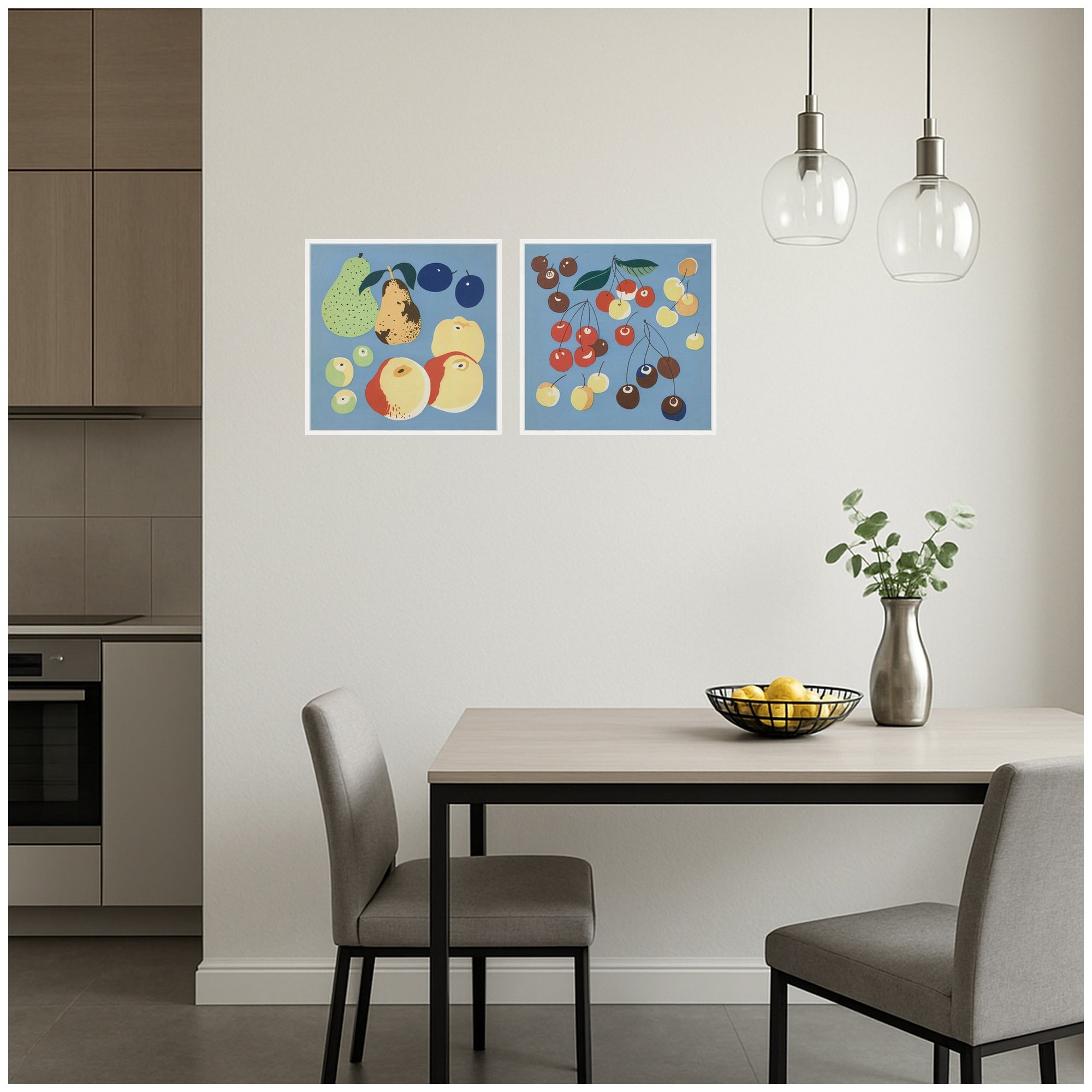 Art Set 2 Piece Set 22x22 Sylvie White 5