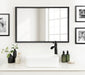 Rectangle Mirror Black 24x36 7