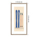 Framed Art Svelte Walnut 21x41 2