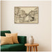 Framed Canvas 33x23 Sylvie Dark Gold 7